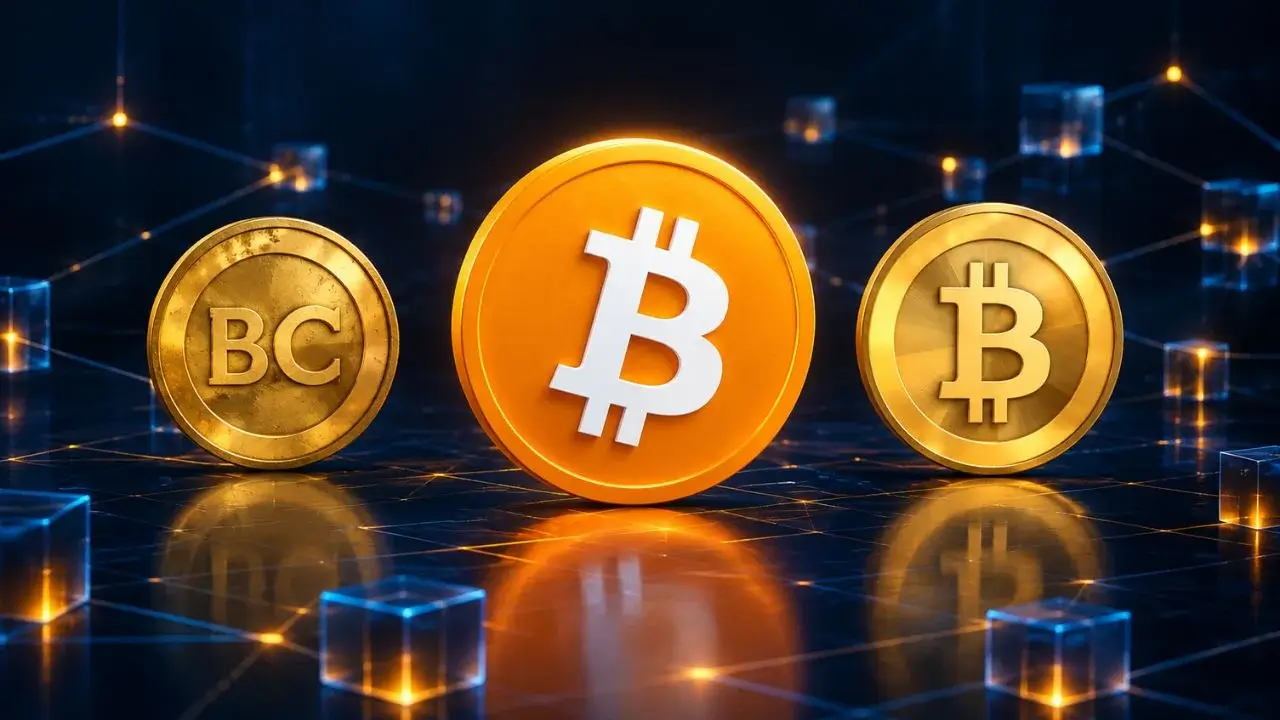 Versões do símbolo do bitcoin